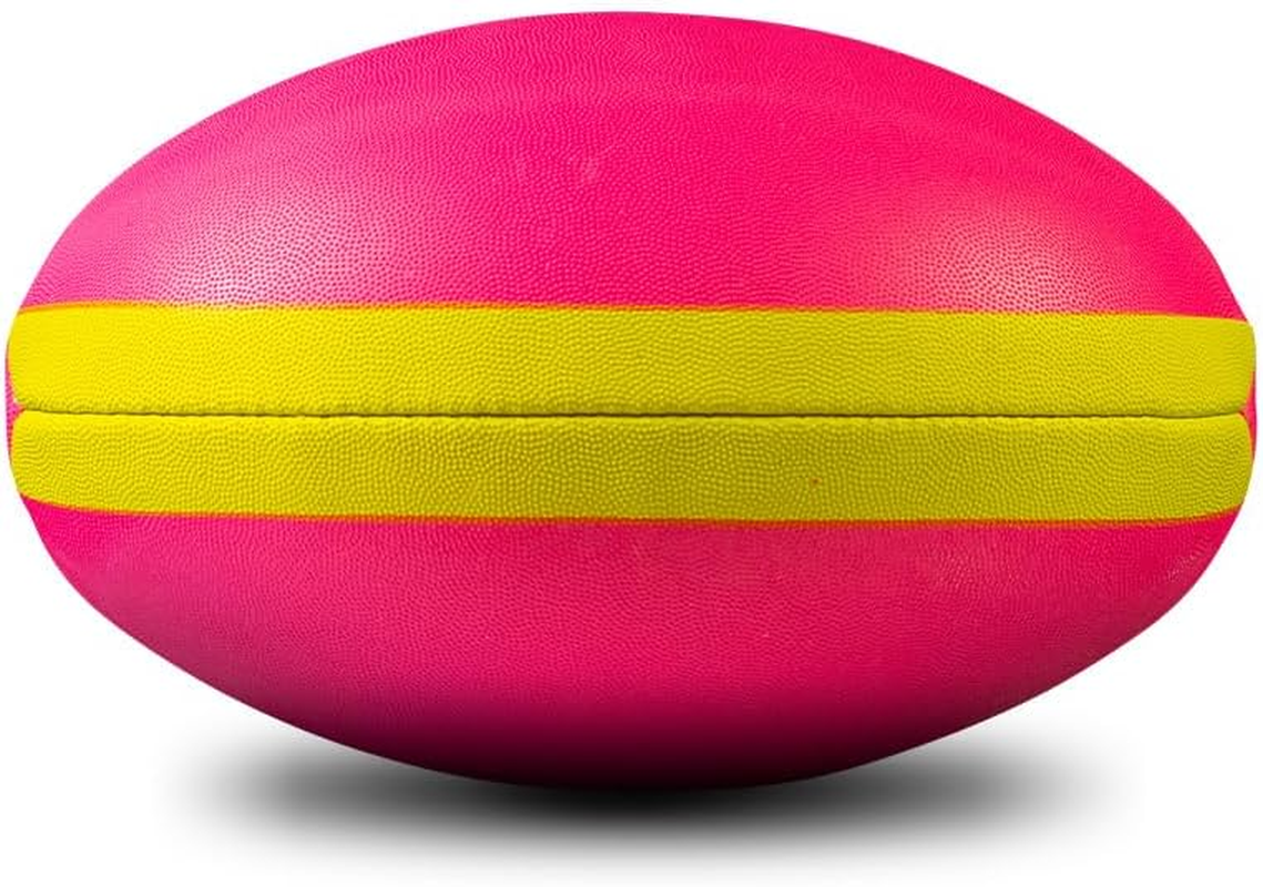 Sherrin Precision Synthetic Football, Pink, Size 2 image number 4