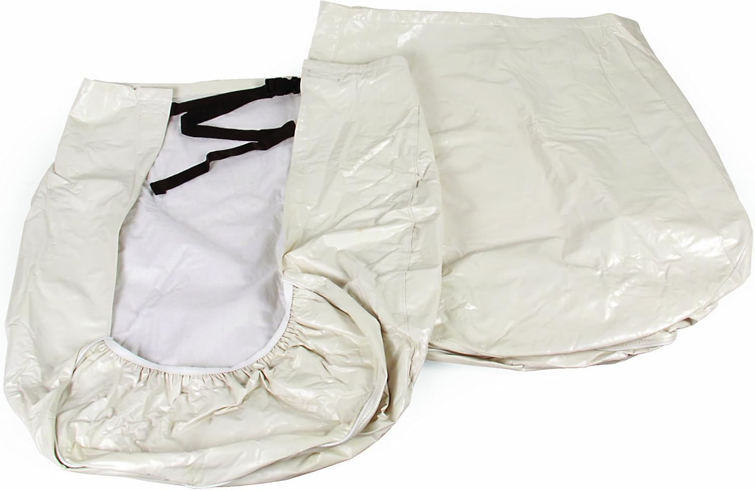 Camco 45324 Vinyl Wheel & Tire Protector, 2 Pack (33 Inches-35 Inches , White)