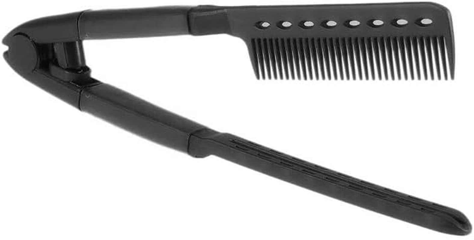 Professional Folding V Comb: Hair Straightening & Styling Brush - Salon-Grade Hairdresser Tool for Sleek & Curly Looks - Heat Resistant & Durable image number 1