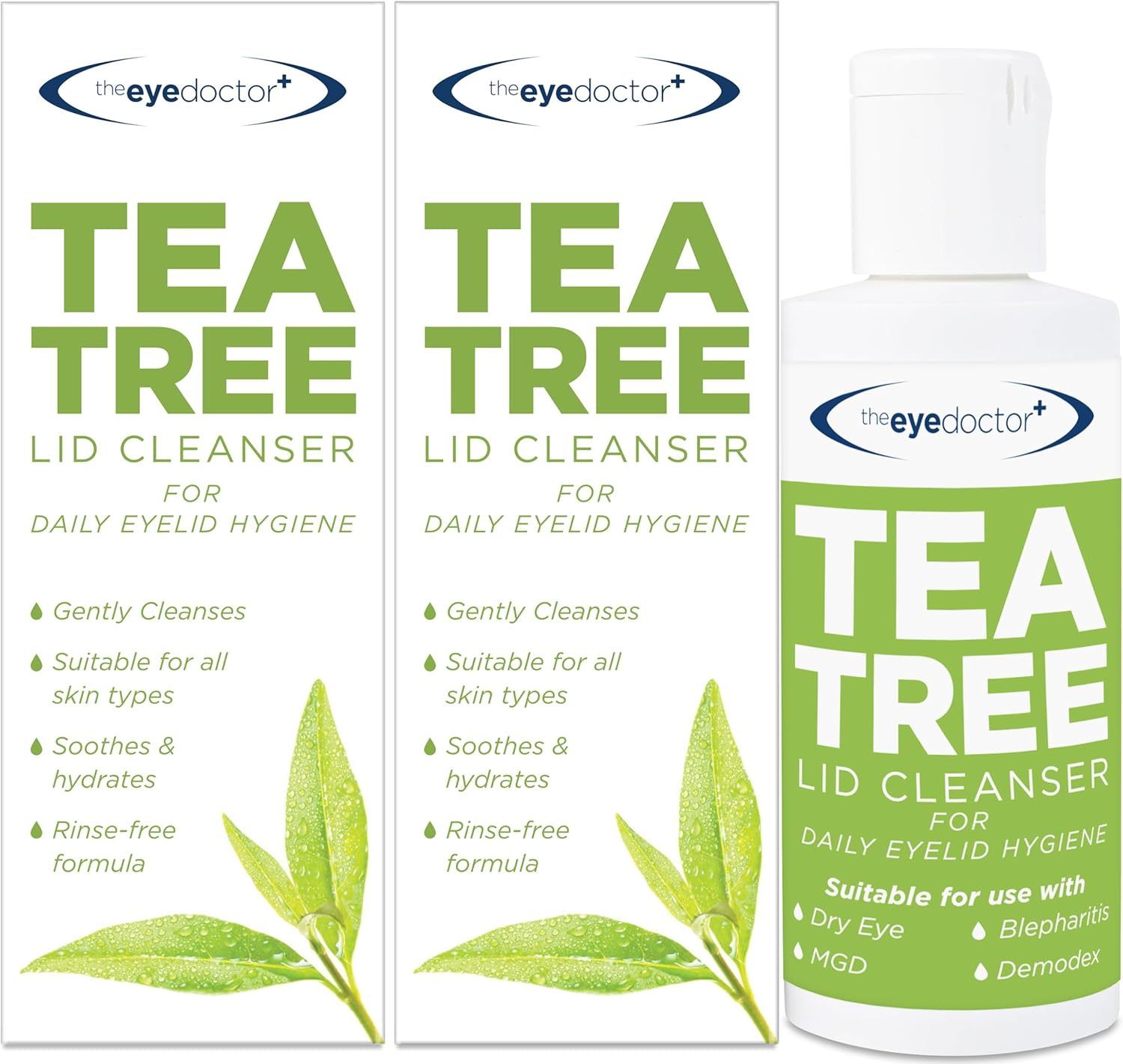 The Eye Doctor Lid Cleanser &ndash; Eyelid Cleanser to Remove Debris and Make up from Eyelids &ndash; Suitable for Sensitive Eyes &ndash; Contains Argan Oil Coconut Oil and Micellar Water 100Ml