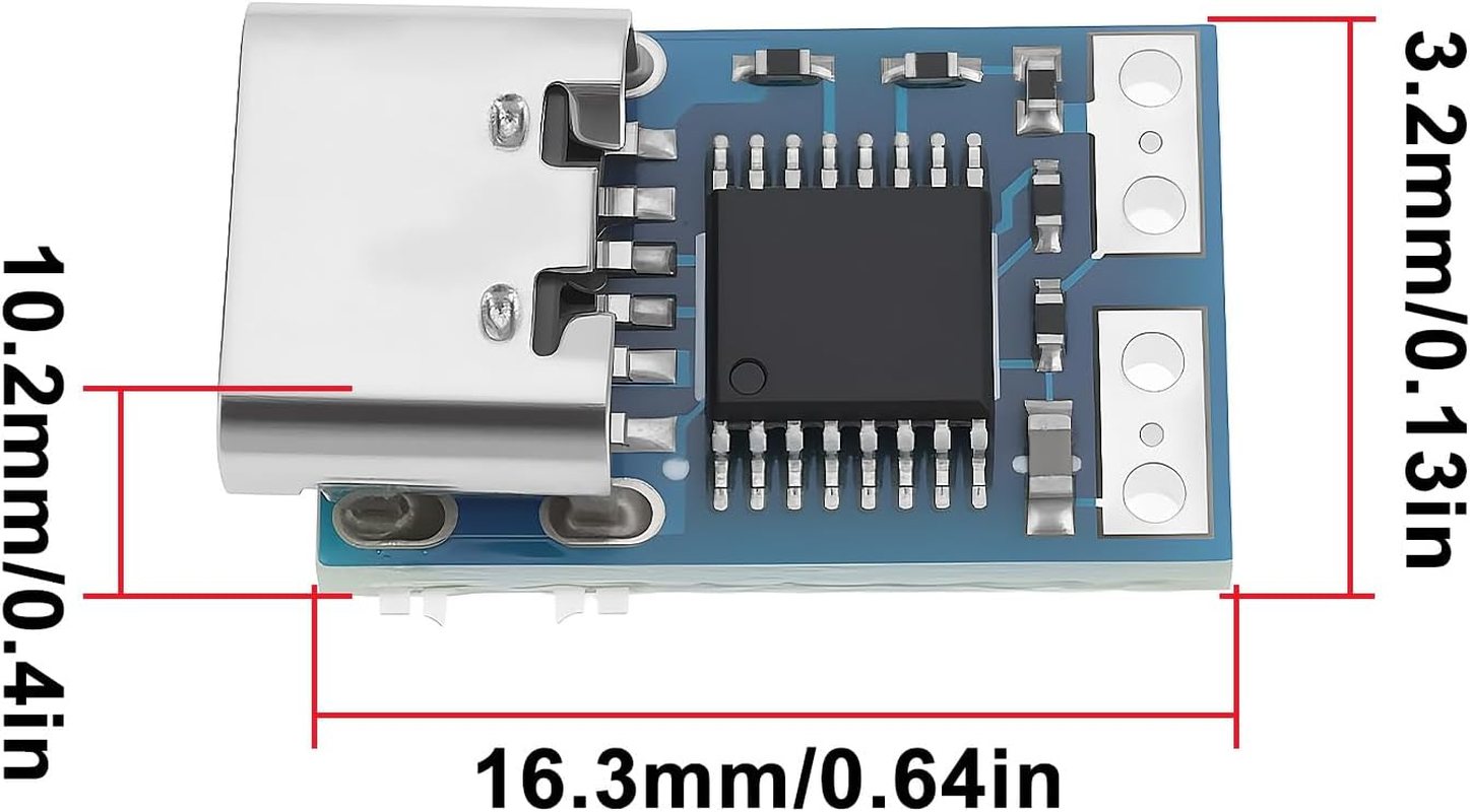 Emsea 4PCS PDC004 USB-PD USB C IP2721 to DC 20V Max 5A Compatible with Power Electronic Projects Using a USB-C Power Input image number 4