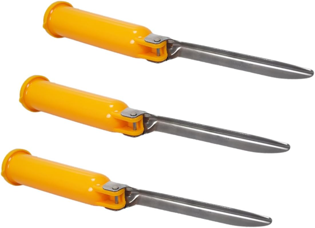 AIMALL Adjustable Fishing Rod Holder Stand &ndash; Sturdy Stainless Steel Ground Spike Rack, Foldable Bank Stick Support for Riverbank, Lakeside & Beach, 13.77In Length image number 4