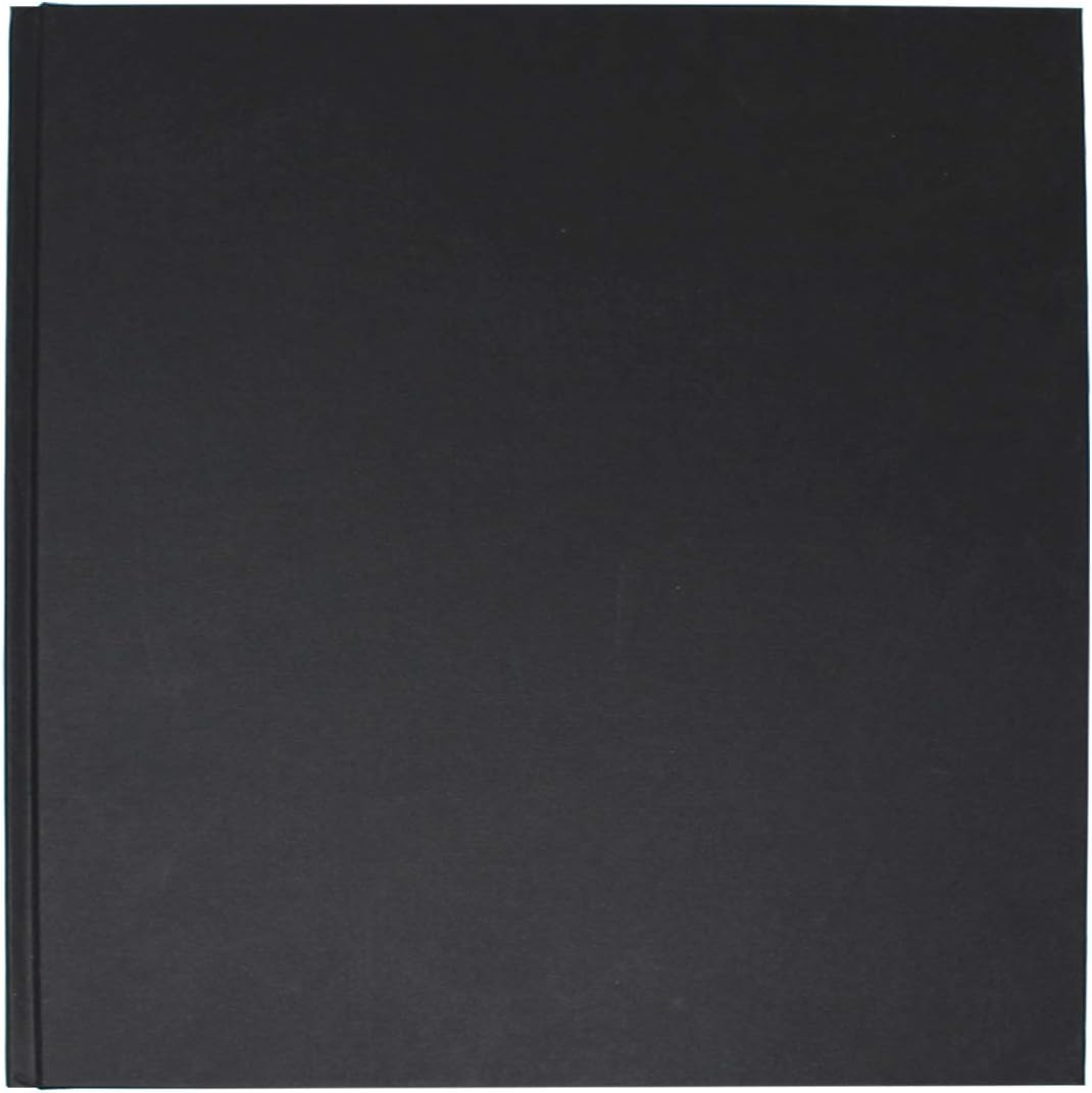 Artway Studio &ndash; Casebound Square Sketchbook &ndash; 195Mm - 92 Sides/46 Pages of 170Gsm Cartridge Paper &ndash; Black Hardback Sketchbook image number 6
