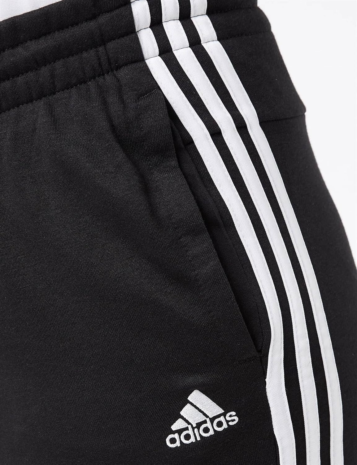 Adidas 3-Stripes French Terry C Sports Trousers Black/White XL/S image number 1