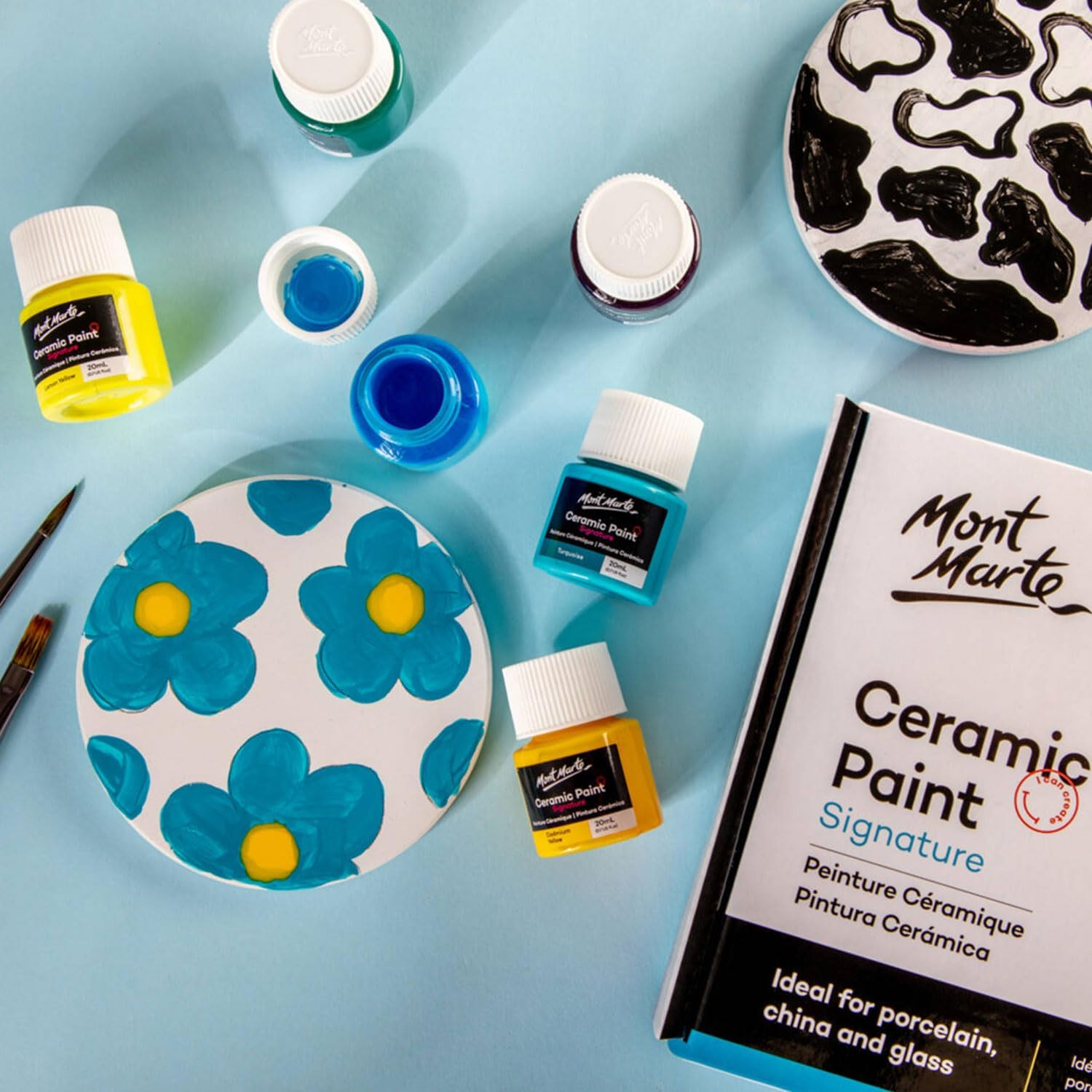 Mont Marte Ceramic Liquid Paint 26-Pieces Set, 20 Ml image number 3