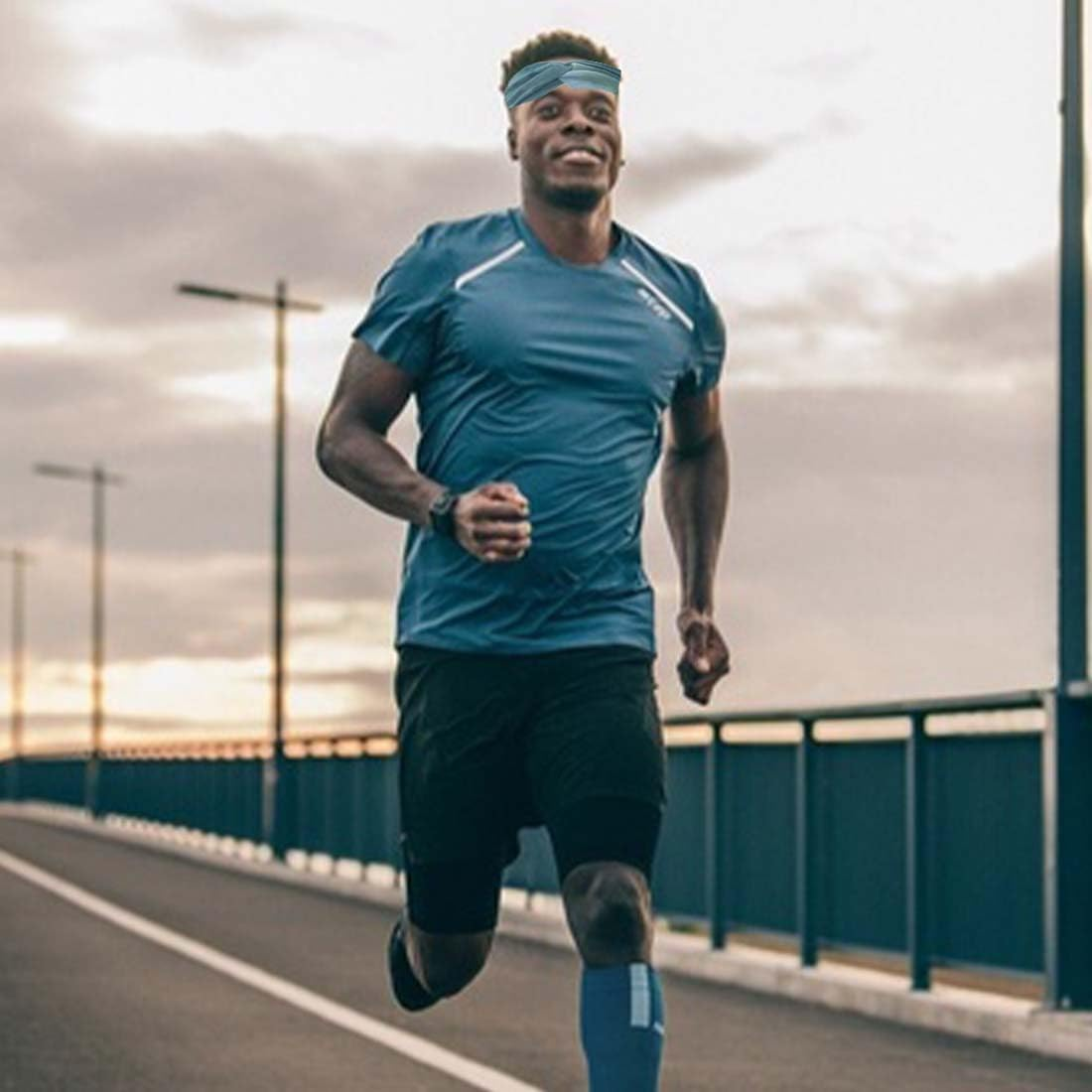 SULIUDAJI Pack of 4 Women'S Headbands, Elastic Headband with Batik Pattern, Hair Band, Elastic Wide Headband, Cotton Cross Headband, Knot Sports Headwrap, Headwrap, Headband, Yoga Hair Accessories For image number 4