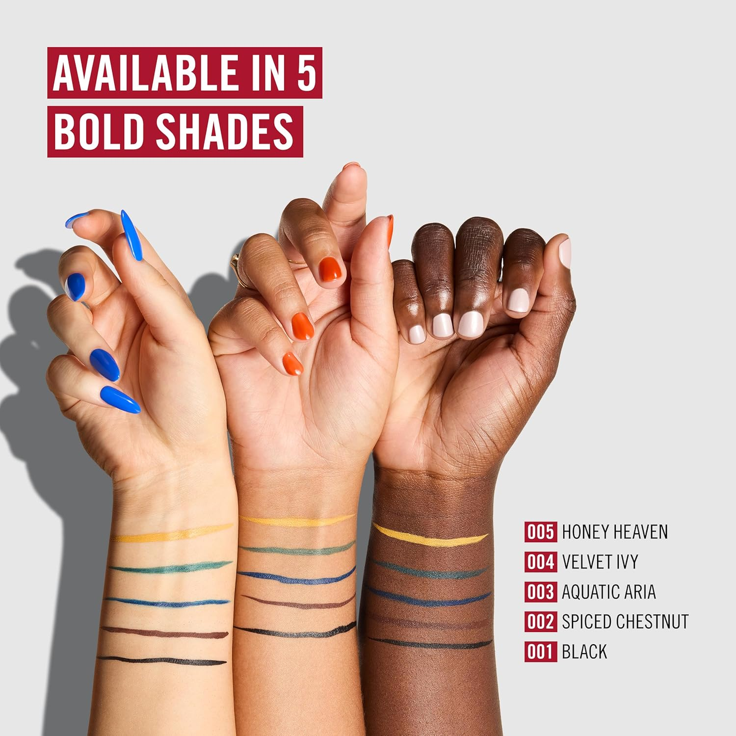 Rimmel Wonder'Ink, 002 Spiced Chestnut, Brown, Eyeliner, Eyeliner Pen, Precision Eyeliner, Precision Eyeliner Pen, Matte Eyeliner, Matte Finish, High Pigment, All Day Wear, Waterproof, Smudge-Proof, 1Ml (0.03Oz) image number 2