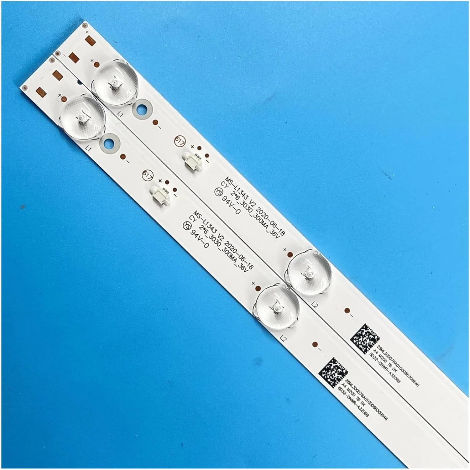 Tv'S LED Backlight Strips for E.-Risson 32LEA20T2SM 32Les50T2Sm 32HLE19T2 MS-L1343 V2 2017-01-04 Bands Rulers JL.D32061330-081AS-M (Color : 1 Lot) image number 1