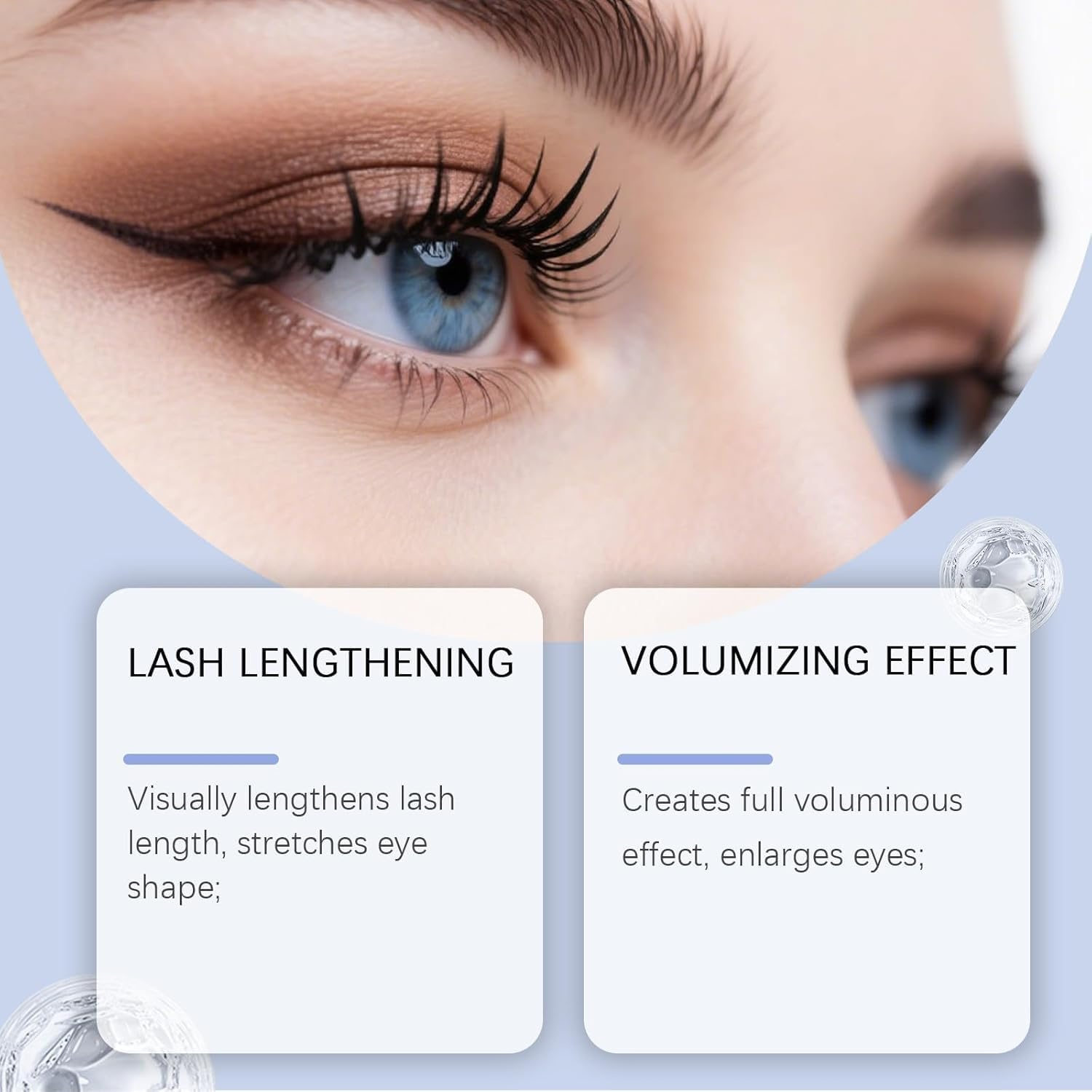 Eyelash Primer,Tubular Eyelash Primer,Waterprooflong Curling Mascara,Natural and Non-Smudged,Hydrofix Fiber Mascara (1PCS) image number 1