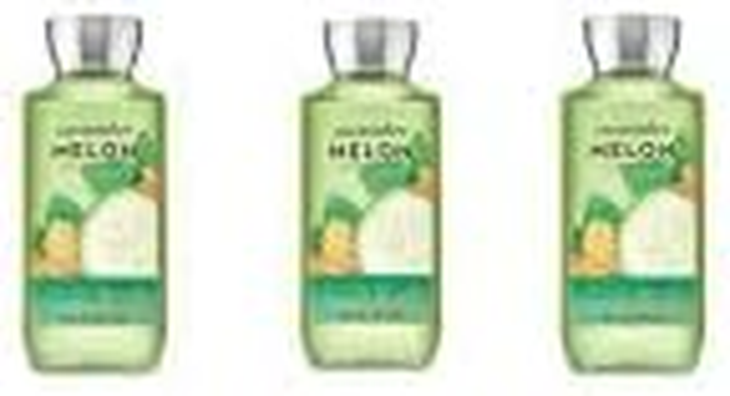 X3 Bath and Body Works Cucumber Melon Shower Gel Original Set