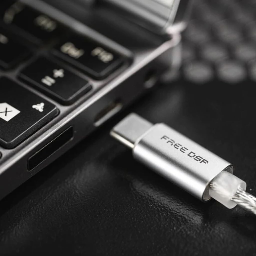 Moondrop Free DSP USB-C Earphone Upgrade Cable Fully Balanced Audio Output DSP Cable image number 3