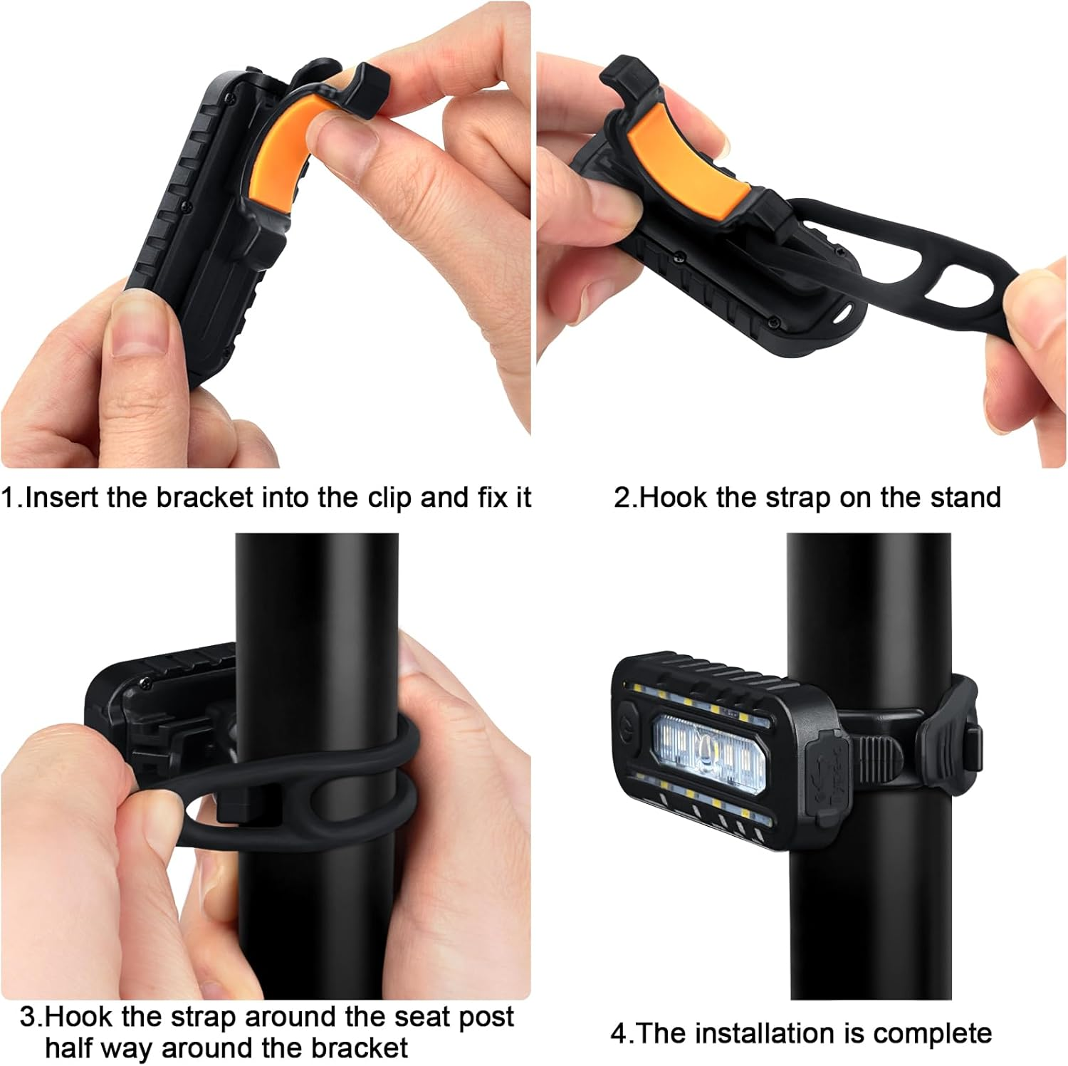 1PCS Rechargeable Clip-On Flashlight - Ultimate Running Light for Runners, Safety Light for Night Walking & Dog Walking, Enhanced Visibility & Nighttime Safety Gear image number 1