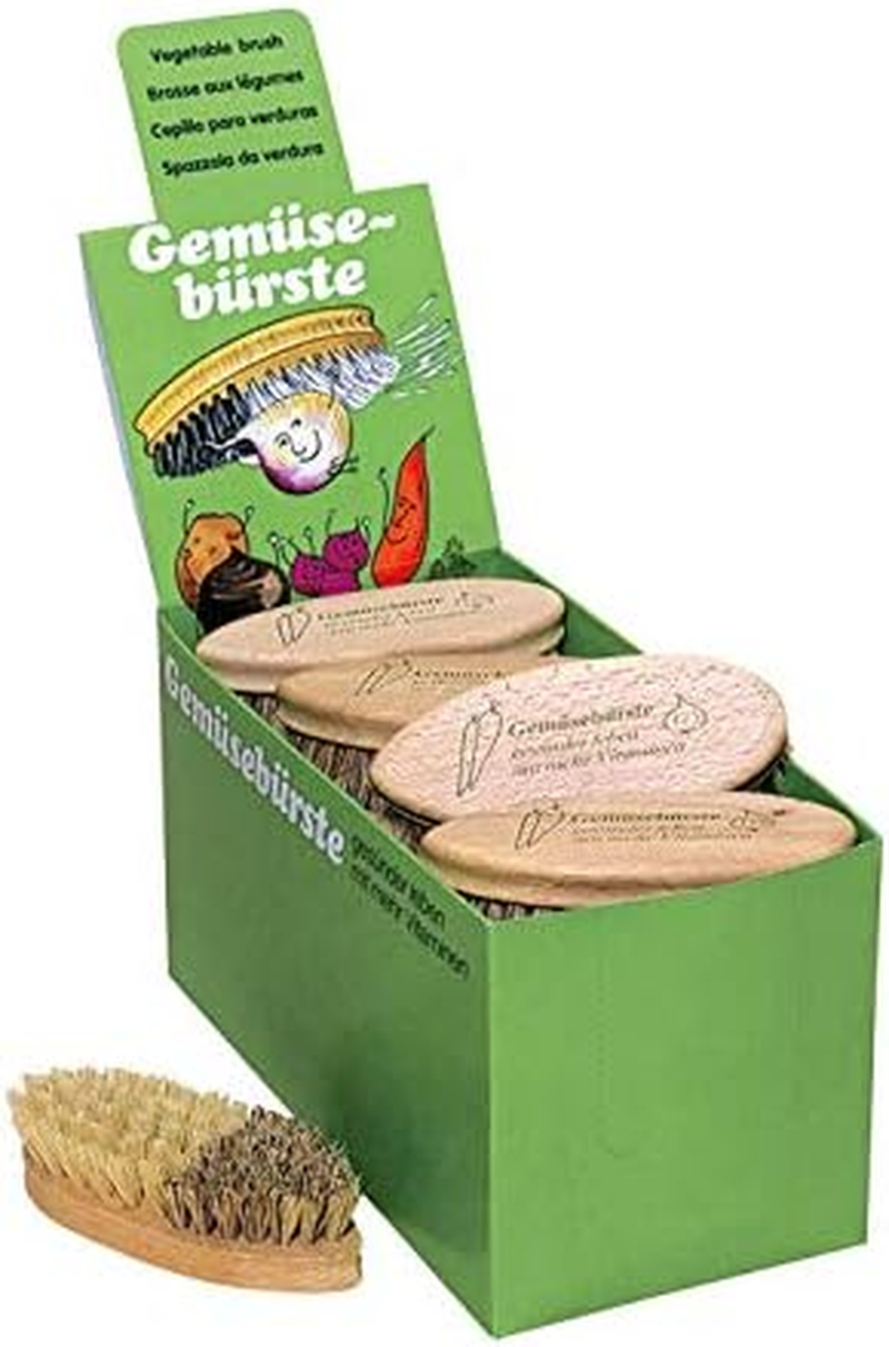 Vegetable Cleaning Brush, Kitchen Brush, Fibre and Beech Union Brushes, No Peeling Fruit and Vegetables image number 2