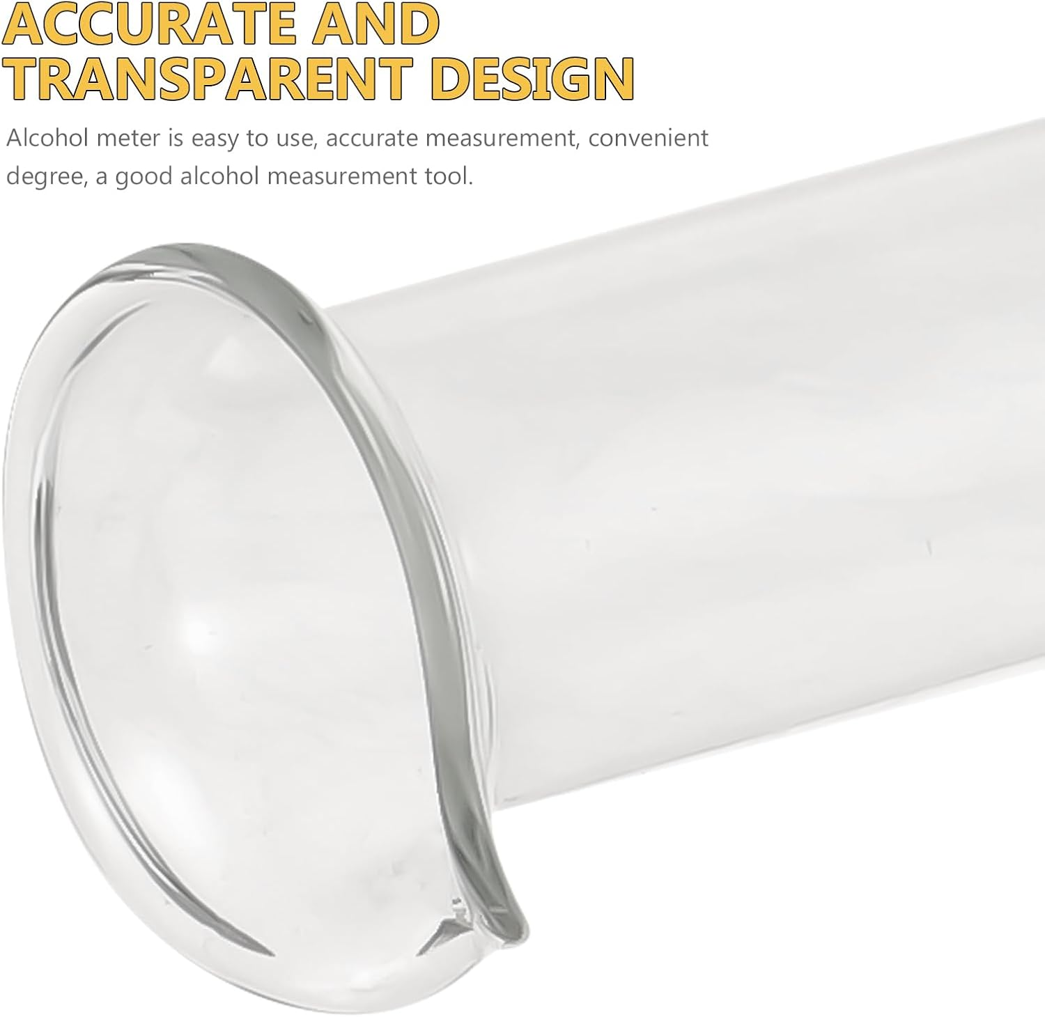 Gatuida Alcohol Content Meter - Precision Hydrometer for Wine and Liquor Testing with Measuring Cup - Essential Tool For image number 3