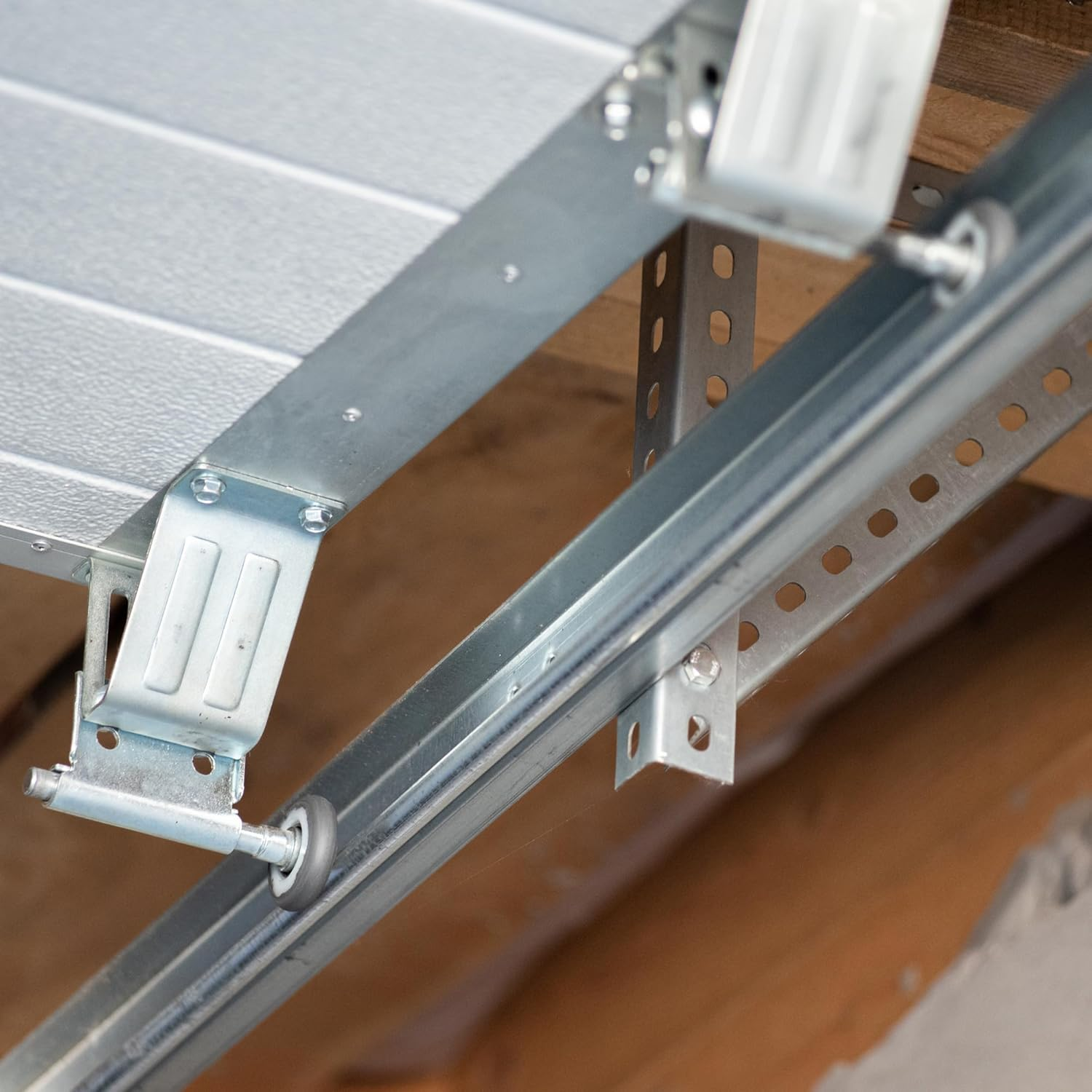 Prime-Line GD 52188 Garage Door Hinge, #4, Galvanized Steel, Accepts 7/16 In. Stem Roller (2 Pack) image number 2