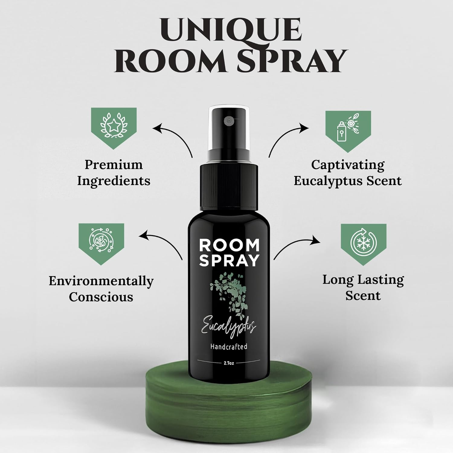 General Room Spray, Long Lasting Fragrance, Spa Fragrance Experience (Eucalyptus, 3 Pack) image number 5
