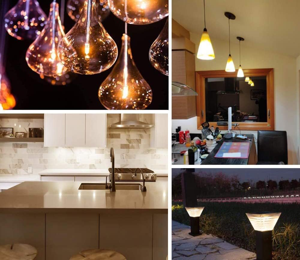 10 Pack GY6.35 35W 12V Dimmable G6.35 T4 Halogen Bulbs for under Cabinet Type JC Lighting Warm White 2700K image number 4