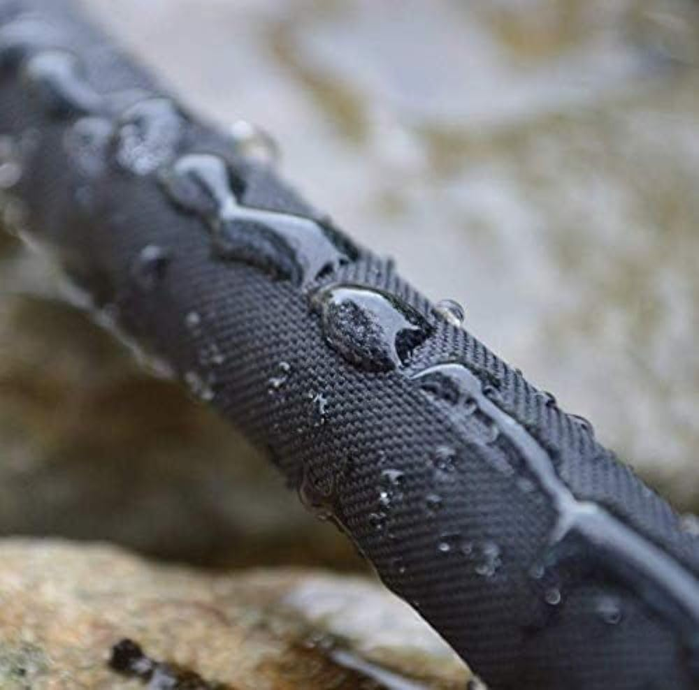 Flat Soaker Hose 25/50/75 Ft - Heavy Duty Double Layer Design - Saves 70% Water - Consistent Drip Throughout Hose - Leakproof Guarantee - Garden/Vegetable Safe (25 FT) image number 2