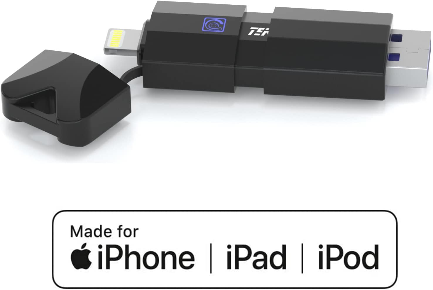 Mfi Certified 128GB Photo Stick for Iphone Flash Drive,Usb Memory Stick Thumb Drives High Speed USB Stick External Storage Compatible with Iphone/Ipad/Ipod/Pc image number 3