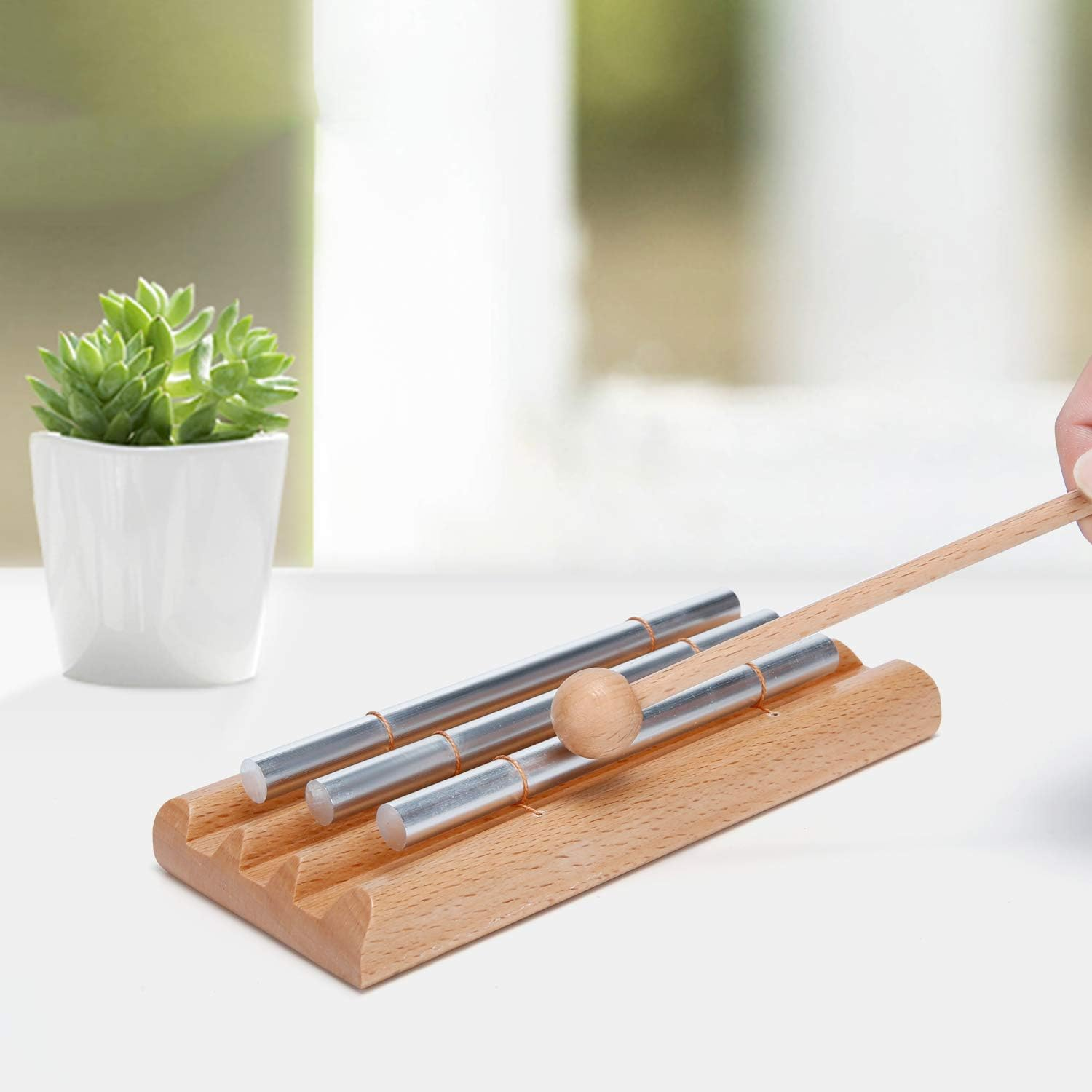 Energy Chime Three Tone Eastern Zenergy Chime Bell for Teachers' Classroom Management image number 3