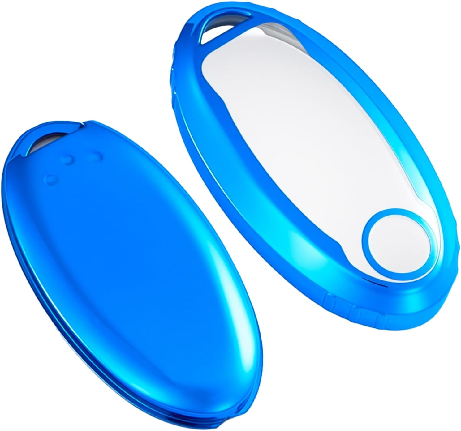 Lcyam TPU Smooth Case Key Fob Cover with Keychain Holder for 3/4/5 Button Nissan Altima Maxima Sentra X Trail Patrol Murano Pathfinder Serena Kicks Armada Juke Versa Accessories, Black