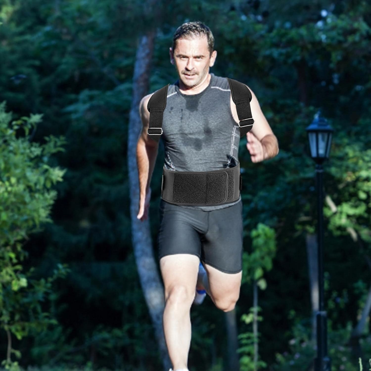 Posture Brace Corrector - Adjustable Back Brace for Womenmen - Back Support Belt for Lower Back Aches Relief, Kyphosis, Winged Scapula, Spine Alignment Puchen image number 2