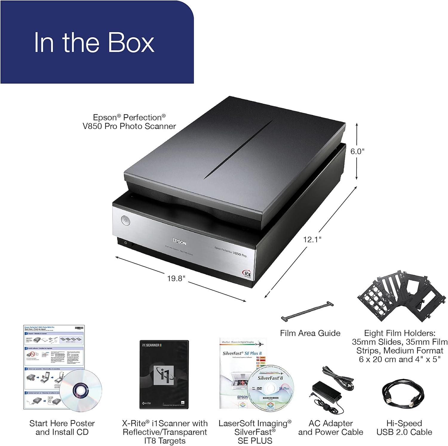 Epson Perfection V850 Pro Scanner image number 3