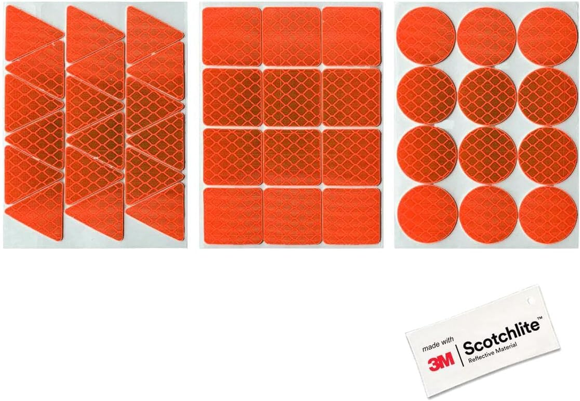 Salzmann 3M Reflective Stickers for Outdoor Use - Waterproof Stickers for Cars, Motorcycles, Helmets - Made with 3M Diamond Grade Reflective Material