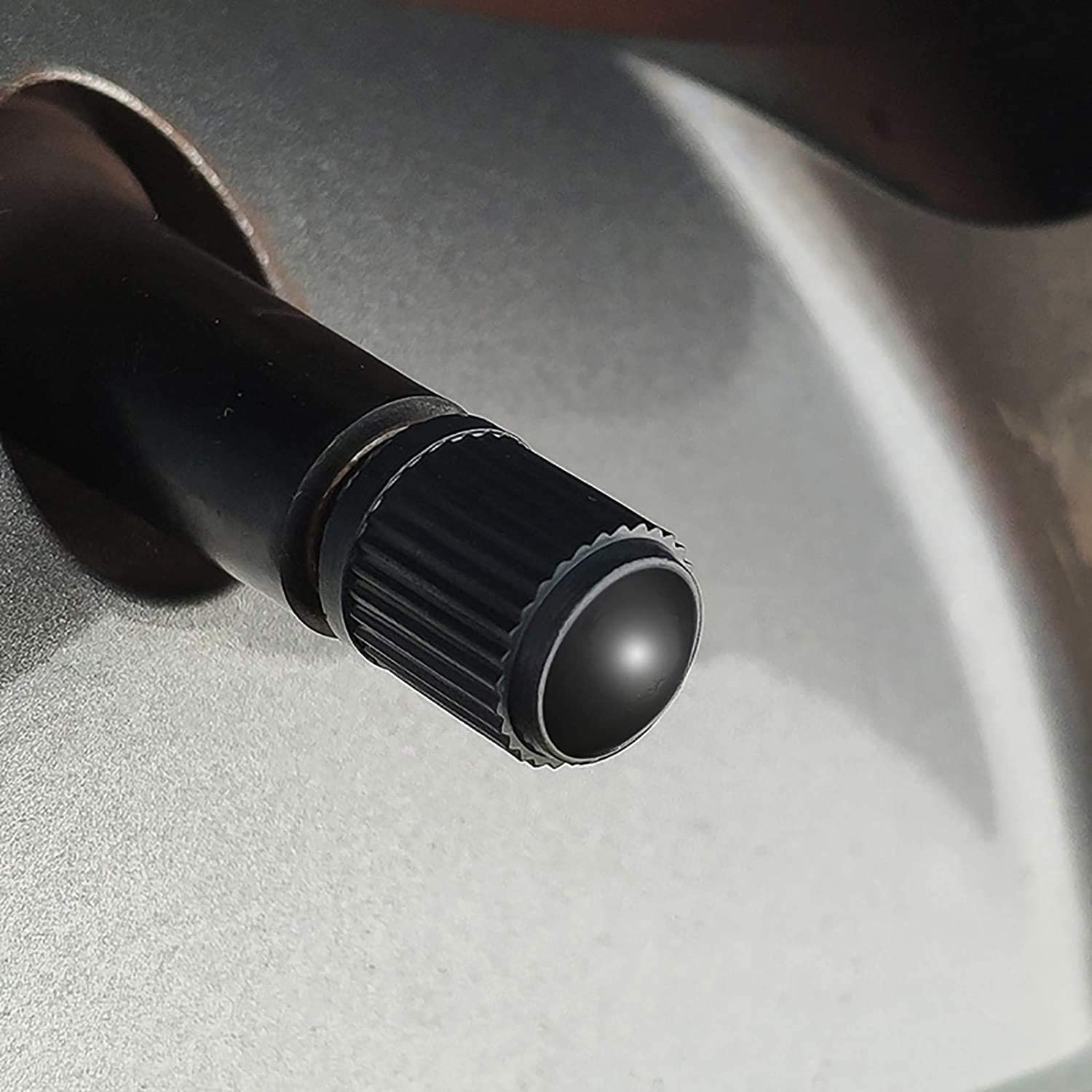 QISF Universal 40Pcs Tire Valve Caps, Black Plastic Tire Stem Caps for Bicycles, Motorbikes, Cars, Suvs and Trucks (Caps Only) image number 6