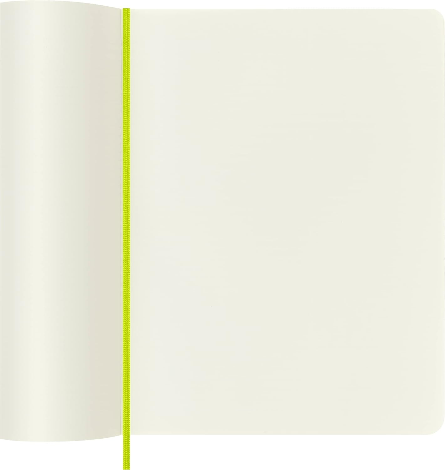 Moleskine Classic Soft Cover Plain Notebook, Lemon Green, Extra Large image number 6
