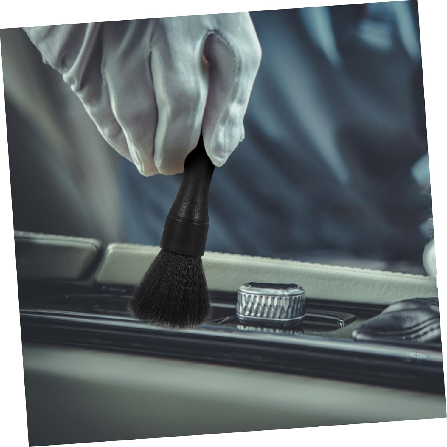 Zerodeko 2Pcs Car Detail Brush Set Interior Cleaning Automotive Detailing Kit Detailing Brushes for Dashboard Vent Wheels Engine Vehicle Supplies image number 4