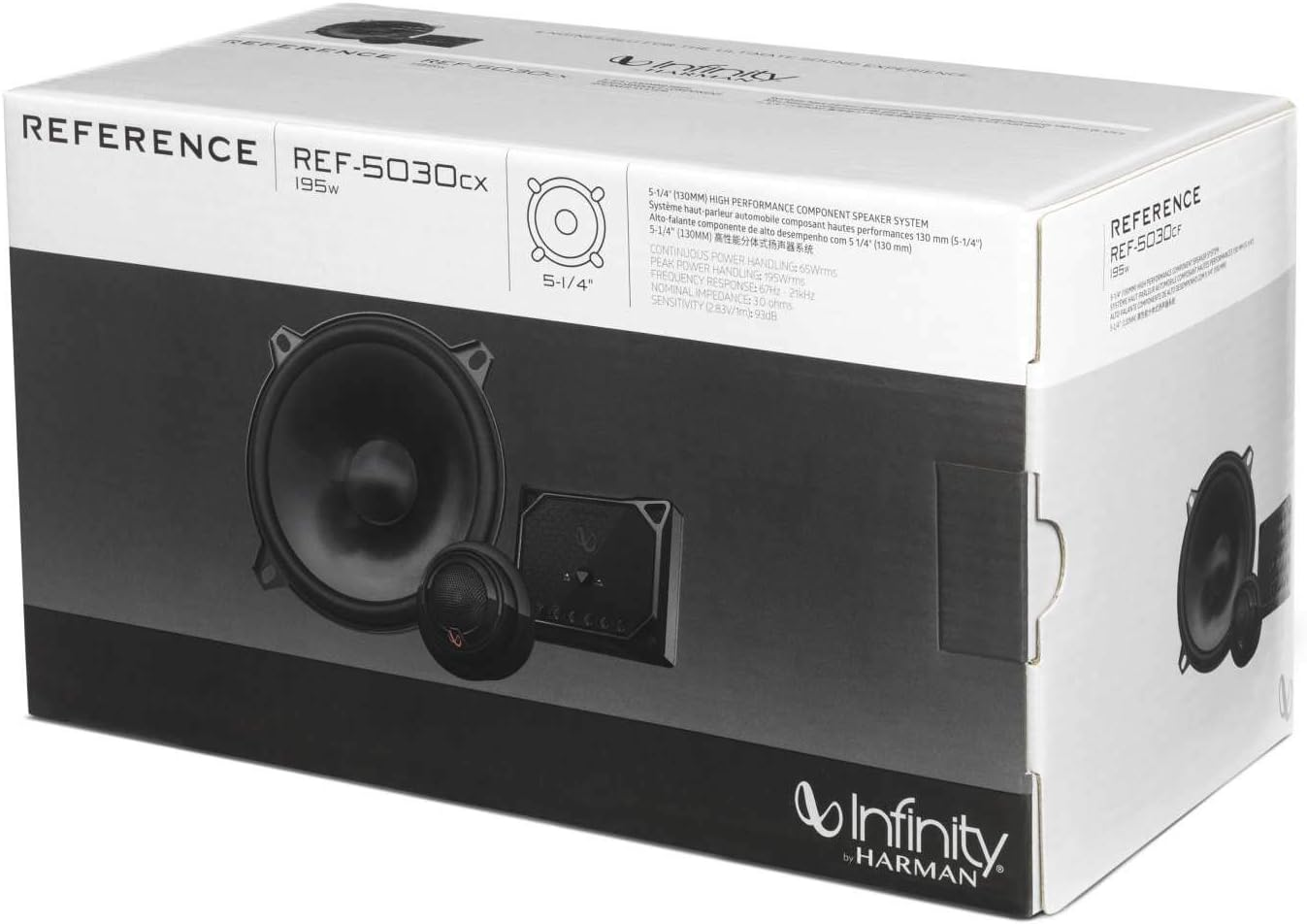 Infinity 195W Component Speakers, 5.24 Inch