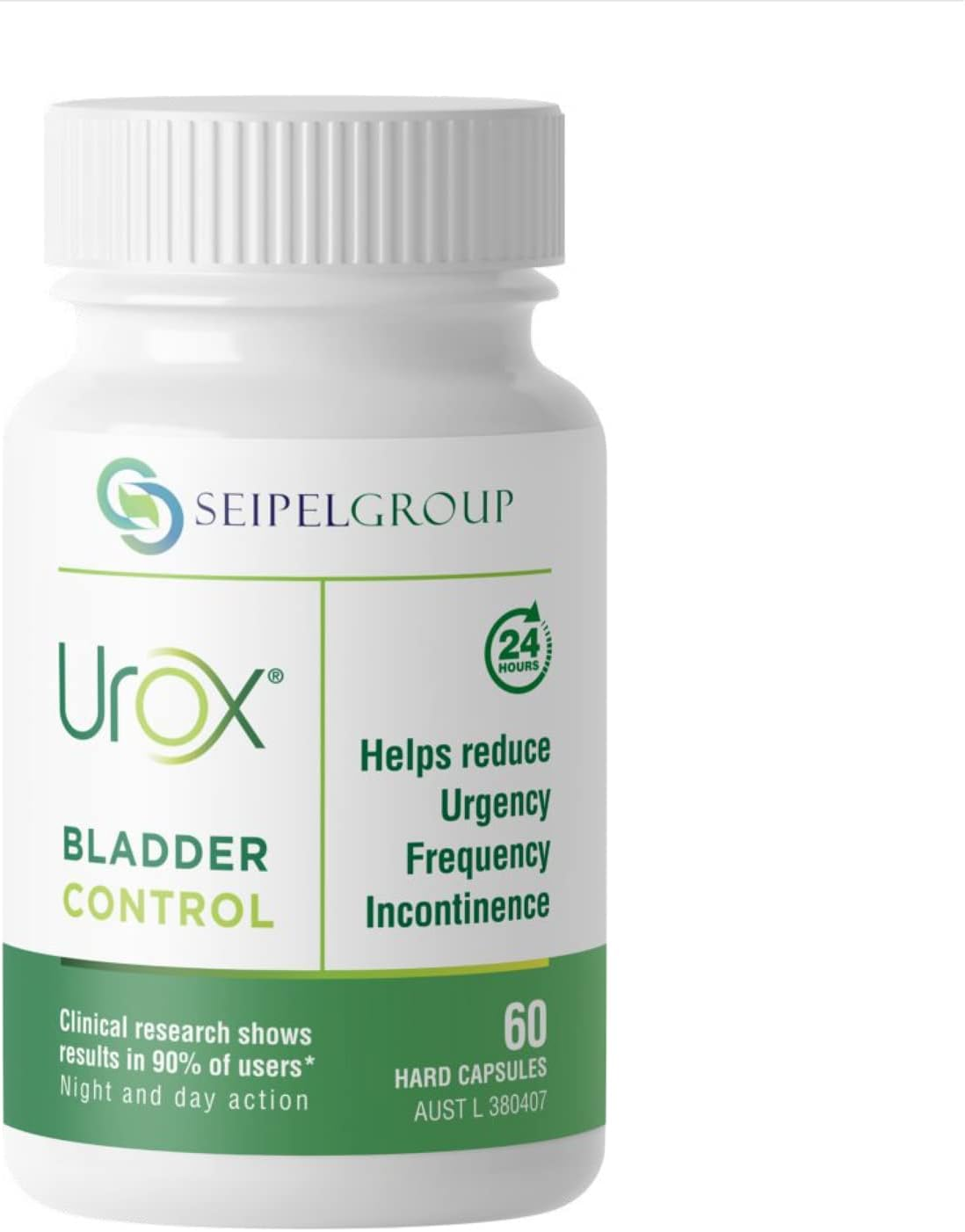 UROX Bladder Control, Effective Bladder Support Supplement for Men & Women, Helps Reduce Incontinence, Urinary Leakage, Frequency, Urgency, 60 Vegetarian Capsules image number 1