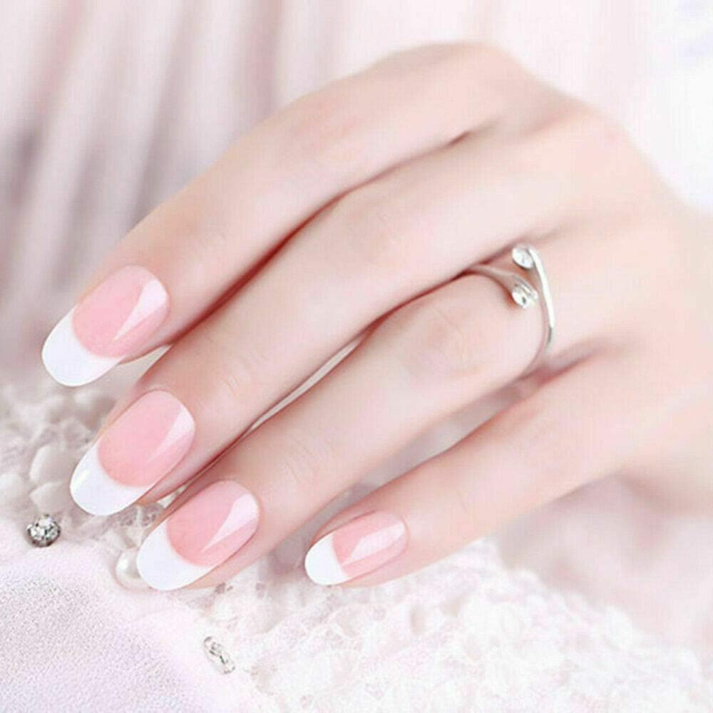 BOOLAVARD 5 X Glue False Fake Nail Tips French Acrylic Nail Art