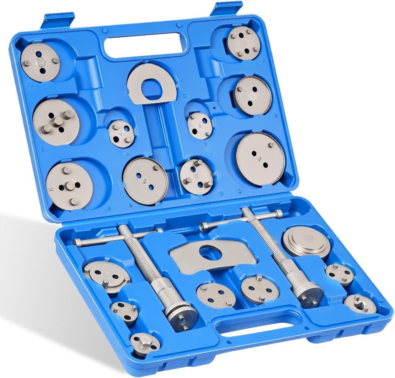 22Pc Disc Brake Caliper Piston Rewind Tool Kit Set image number 4