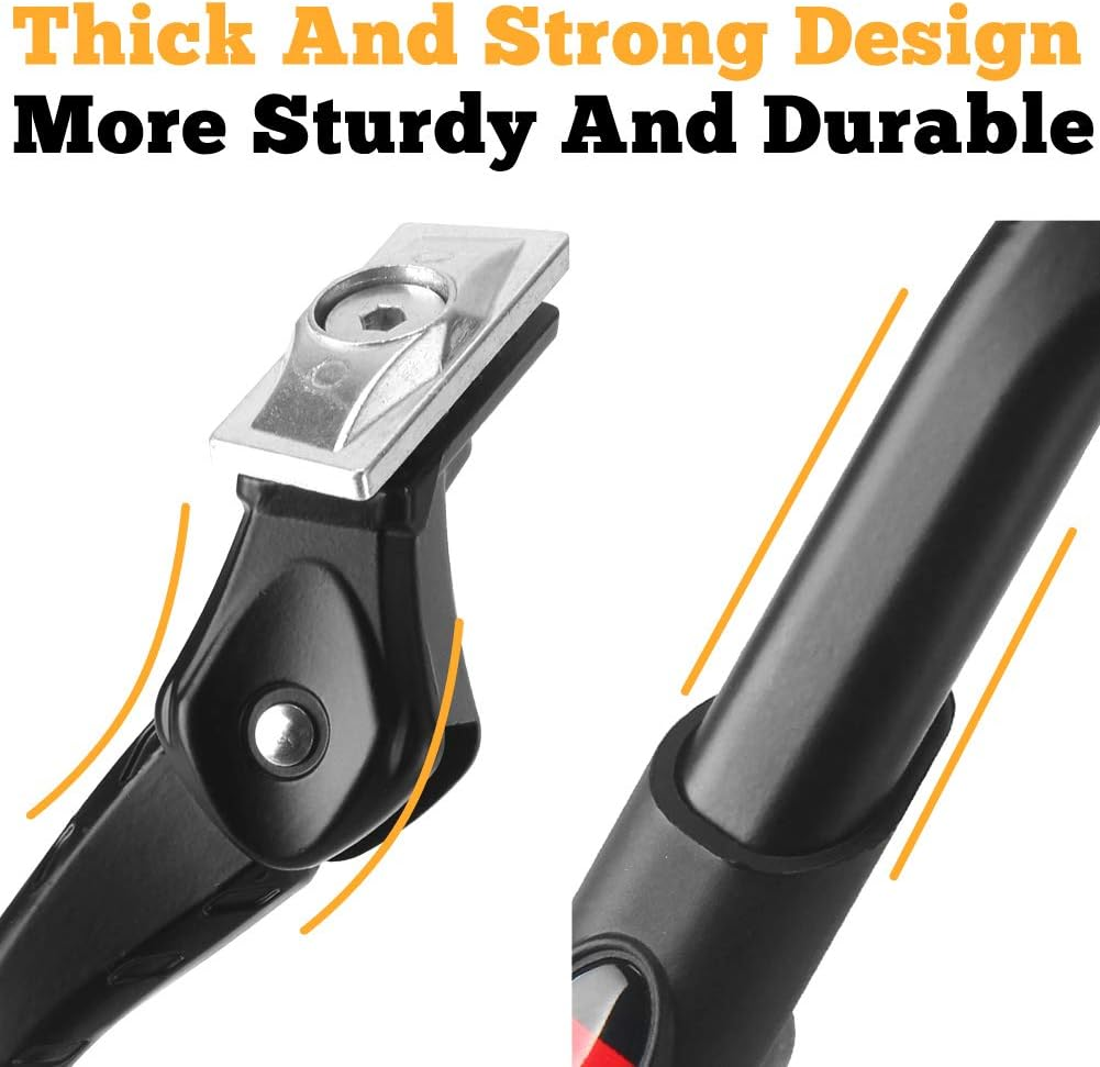 Sataway Bike Kickstand Adjustable Strong Center Mount Aluminum Alloy Bicycle Kickstand for 26&rdquo; 700C 27.5&rdquo; 28&rdquo; Inch Electric Bike Hybrid Bike Mountain Bike Adult Bike image number 5
