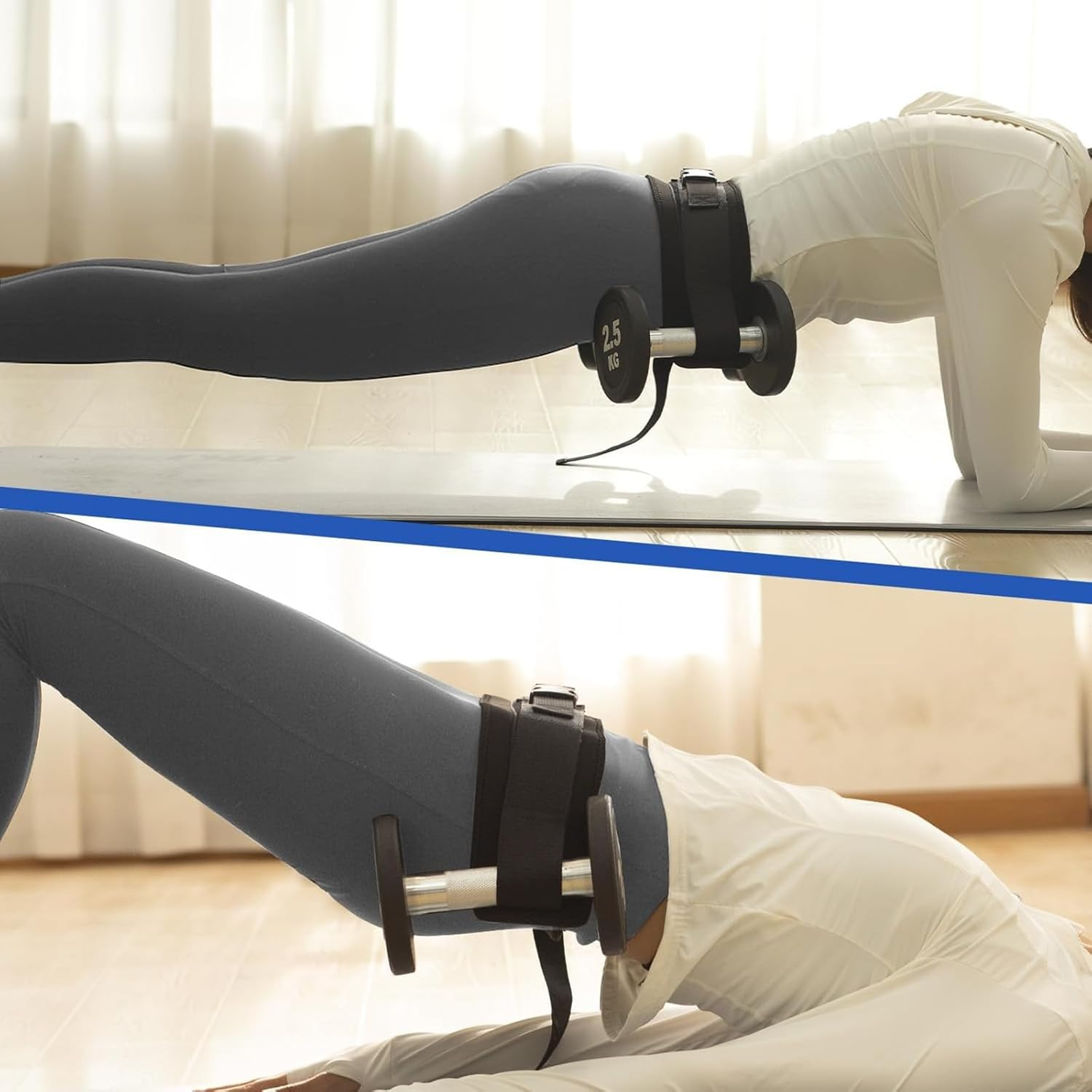 Exercise Hip Thrust Belt, Heavy Duty, Non-Slip, Versatile & Portable, Ideal for Strength Training image number 4