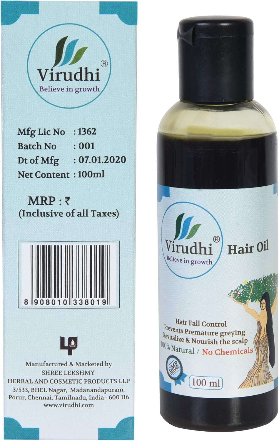 Herbal Hair Oil for Men and Women - Hair Growth Oil with Natural Ingredients (100 Ml)? image number 4