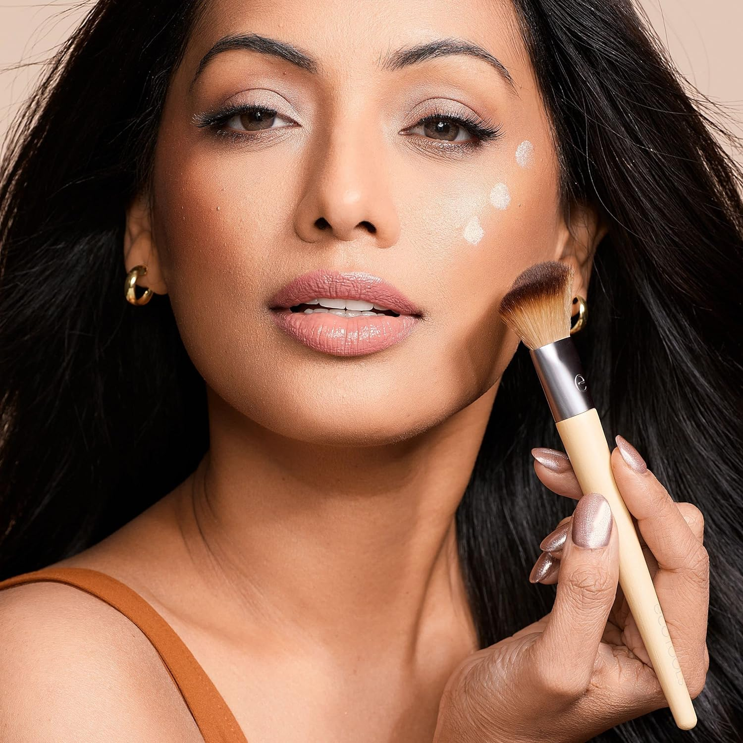 Ecotools Natural Blush and Highlight Duo Brush Set (2-Pieces) image number 1