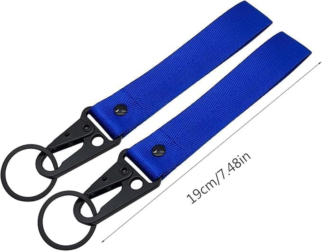 5 Pack Wrist Keychain, Wrist Lanyard for Keys, Wristlet Keychain Strap Key Short Lanyard Key Wrist Lanyard Key Chain with Key Ring for Men Women image number 1