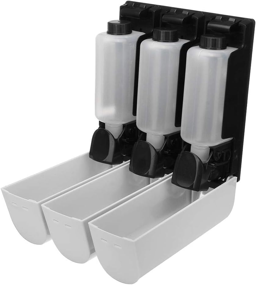 3Pcs/Set 350Ml Bathroom Shower Gel Body Lotion Conditioner Shampoo Soap Dispenser image number 6