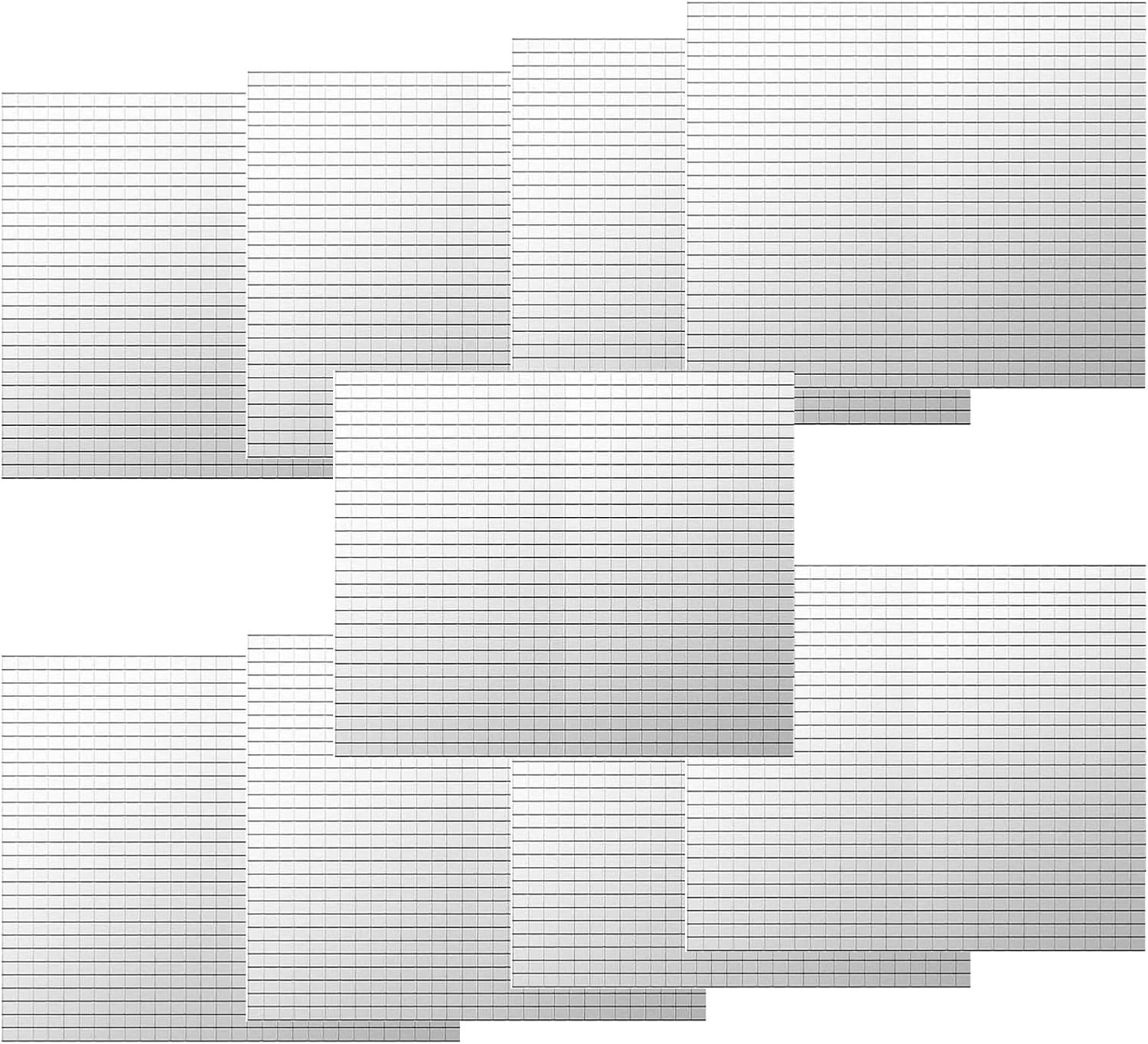 5400PCS Mirror Tiles Self Adhesive,Mini Square Mosaic Glass Pieces, Disco Ball Stickers,Tile Adhesive Sheet,Mirror Sticker,Mosaic Tiles for Crafts Bulk,Disco Ball, Art,Home Decoration (Silver,5X5Mm)