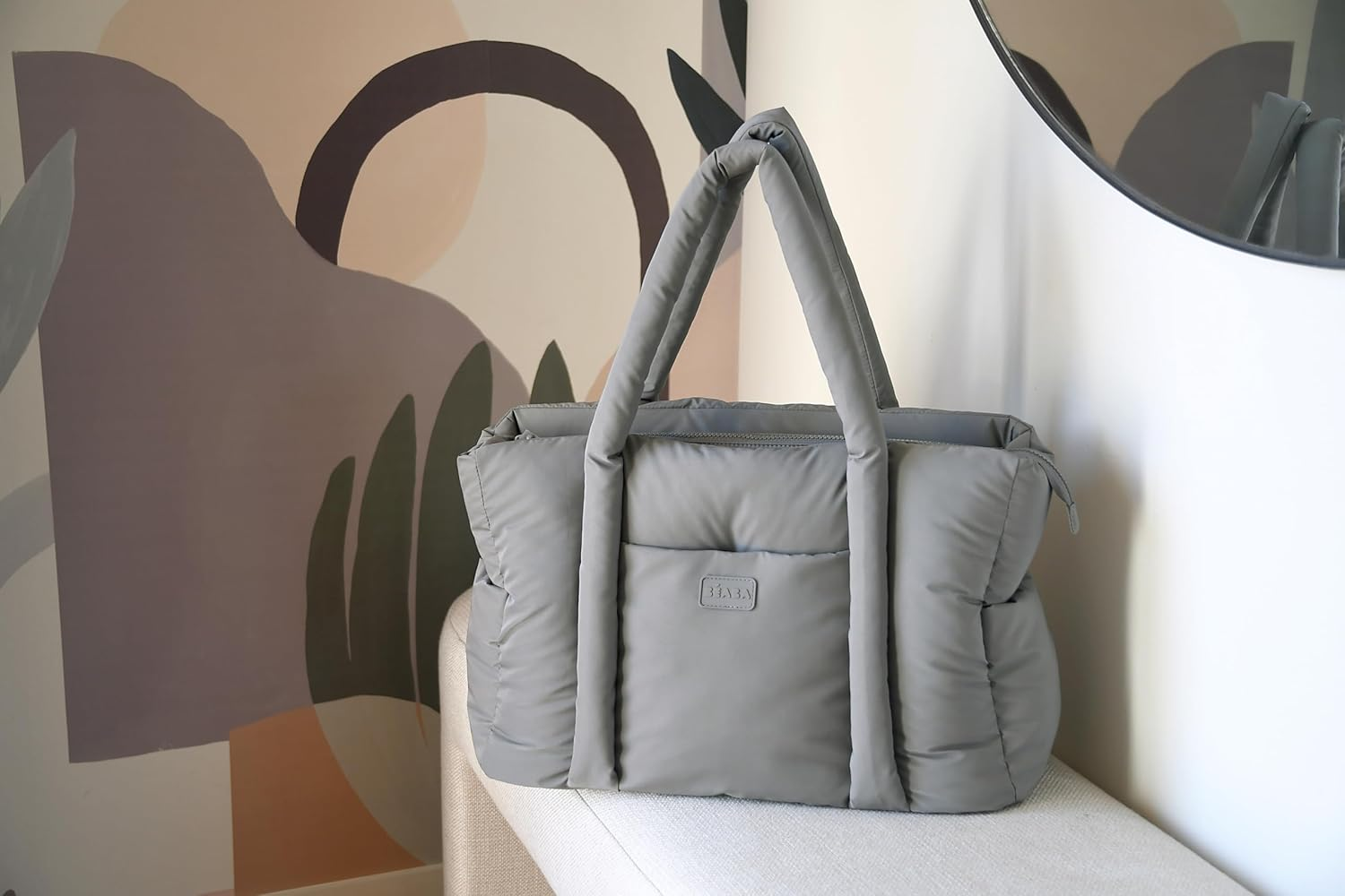 B&Eacute;ABA, Baby Diaper Bag, Multiple Compartments - Blue image number 2