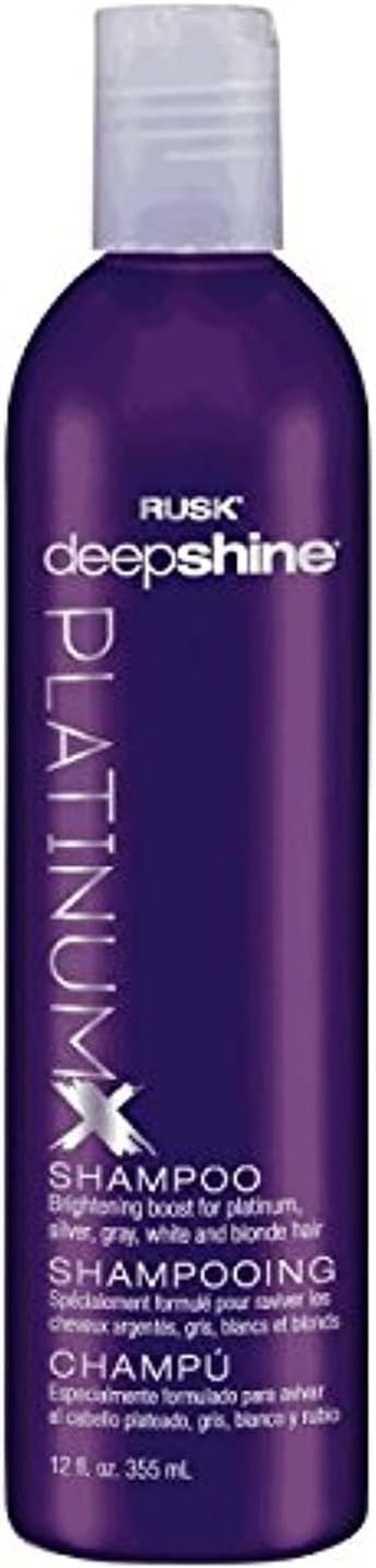 Rusk Deepshine Platinumx Shampoo for Unisex 33.8 Oz Shampoo