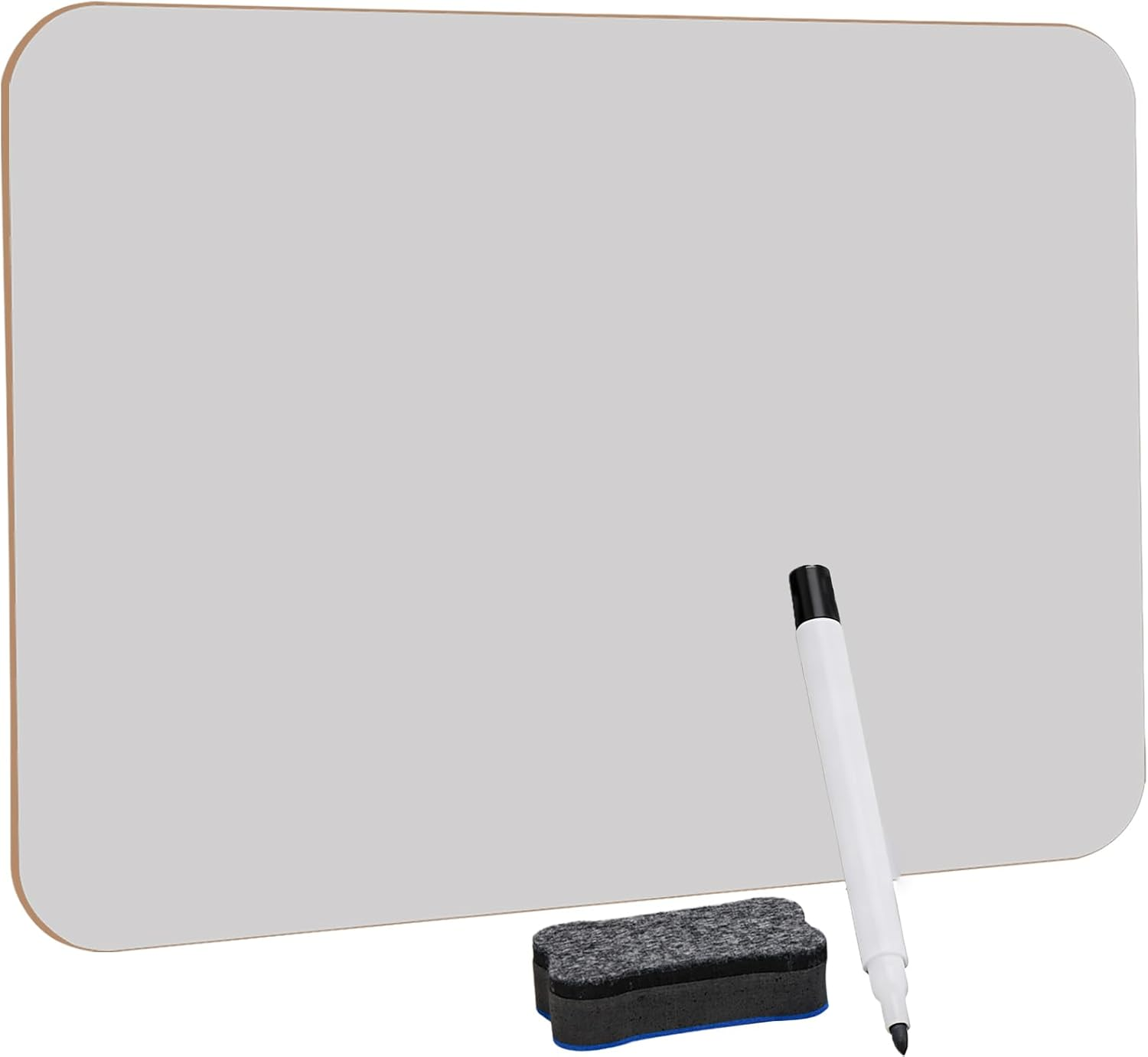 Mini Dry Erase White Board, 8.2X11.8 Inch Double Sided Mini Whiteboard with Pens and Erasers,Durable Portable White Boards for Students, Classroom, Home and Office image number 4