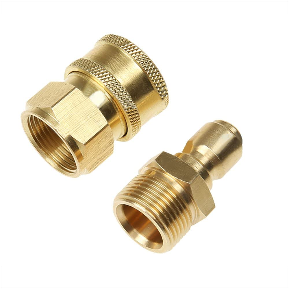 NUZAMAS M22 Male Female Thread Cleaning Machine High Pressure Washer Gun Sprayer Pipe Hose Quick Connector Fitting Parts Adaptors image number 1