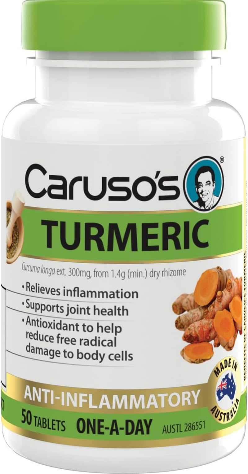 Caruso'S Turmeric Anti-Inflammatory 50 Tablets