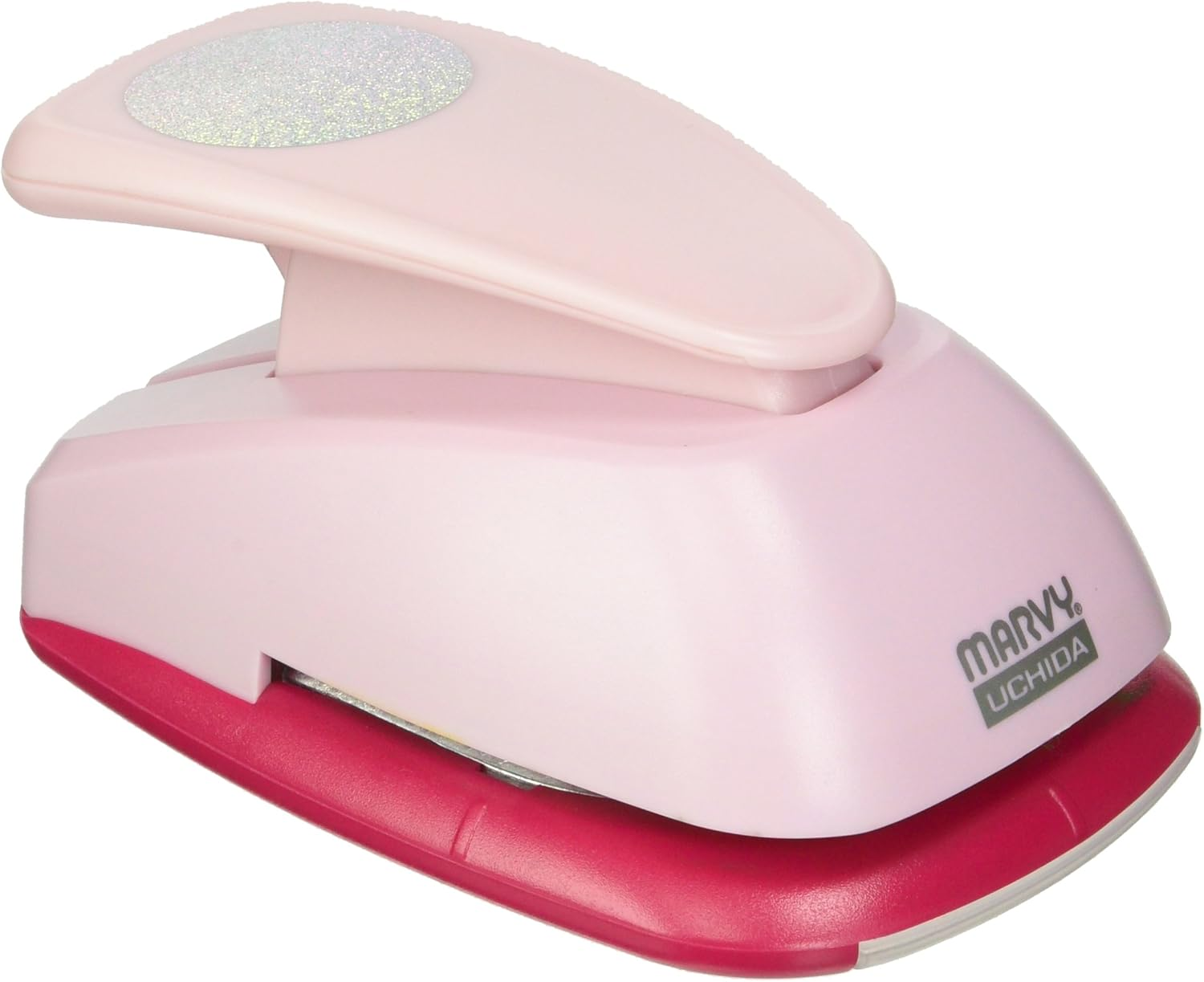 Uchida Clever Lever Mega Craft Punch Art Supplies, Circle|Sclpd Circle|Square image number 1