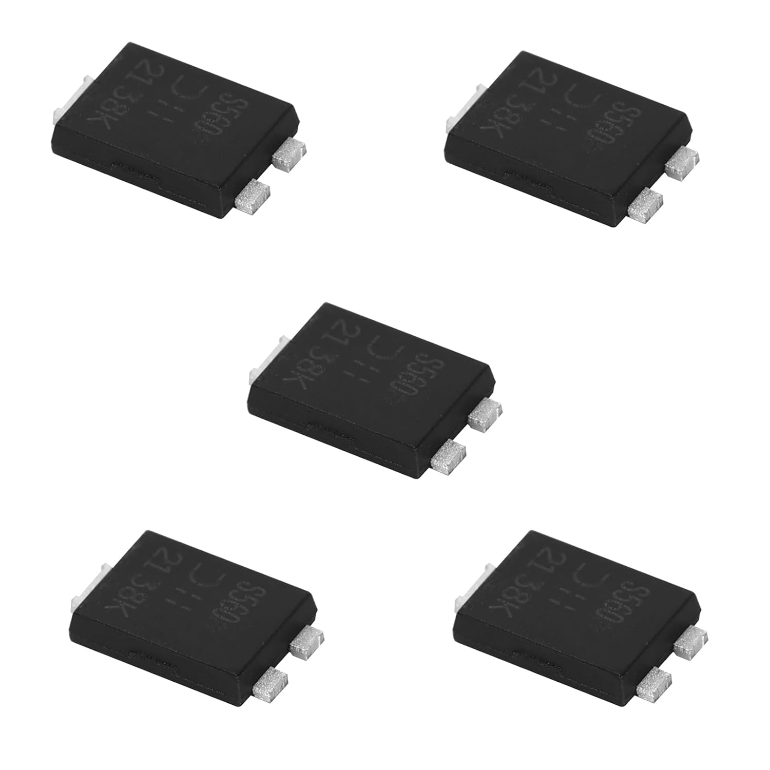 Ruimou 5Pcs 2Pin Schottky Diode DI-5 Rectifier 60V 5A PDS560-13 Suitable for Household Appliances and Industrial Electronic Circuits image number 5