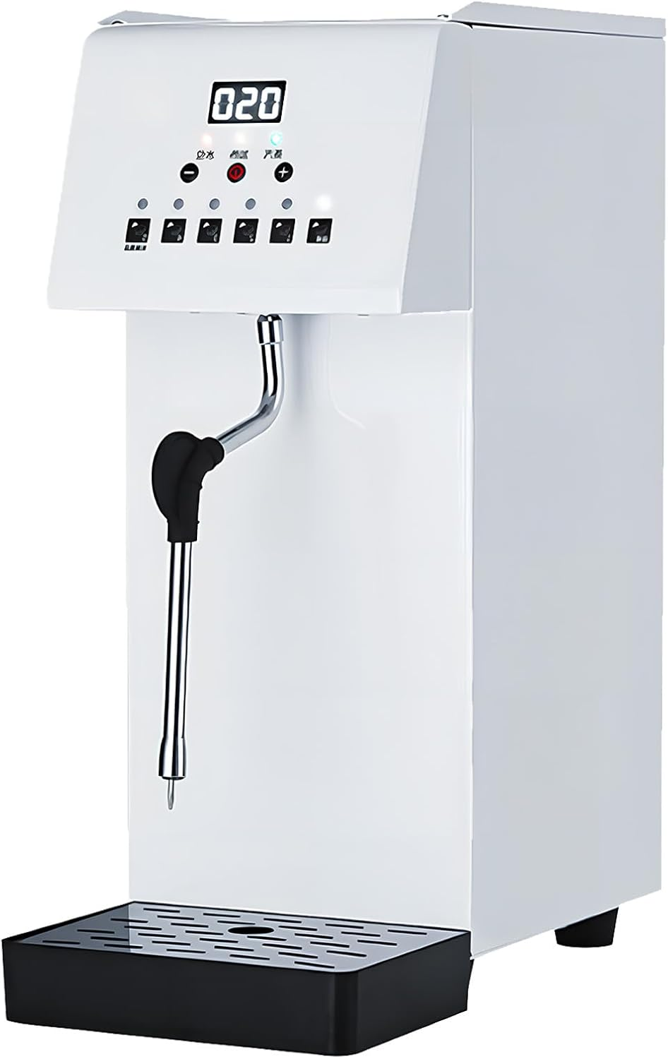 Commercial Milk Frother and Steamer, Espresso Coffee Milk Foam Machine Steamer, 6L Capacity, LED Display, for Coffee, Bubble Tea, and Milk Tea image number 2